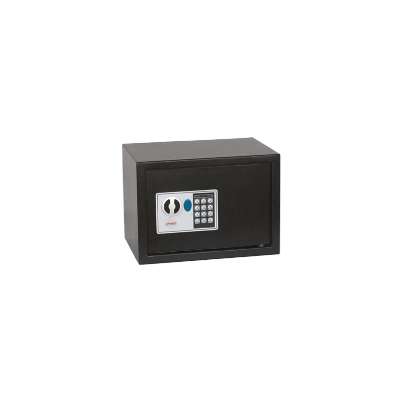 phoenix brandwerende kluis compact, elektronisch slot, zwart, 4 liter